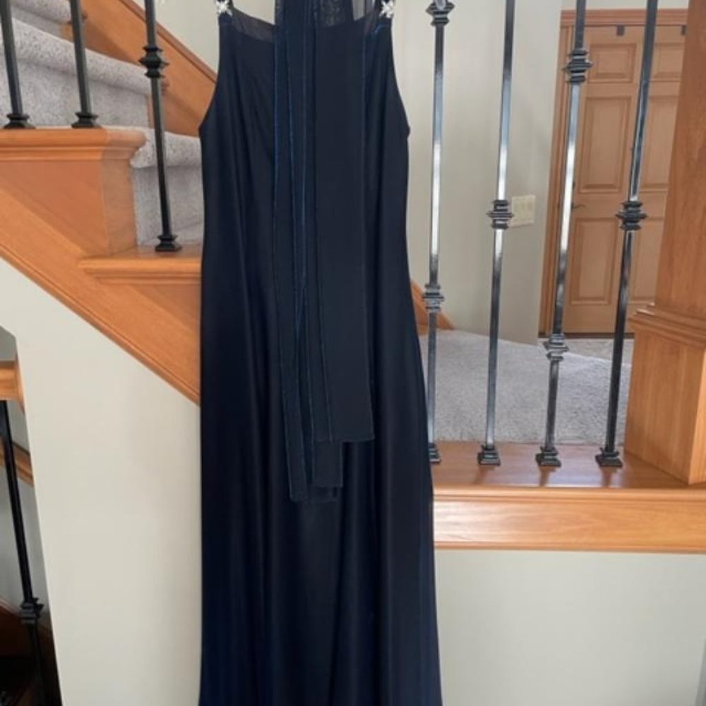 Blue navy siphon dress